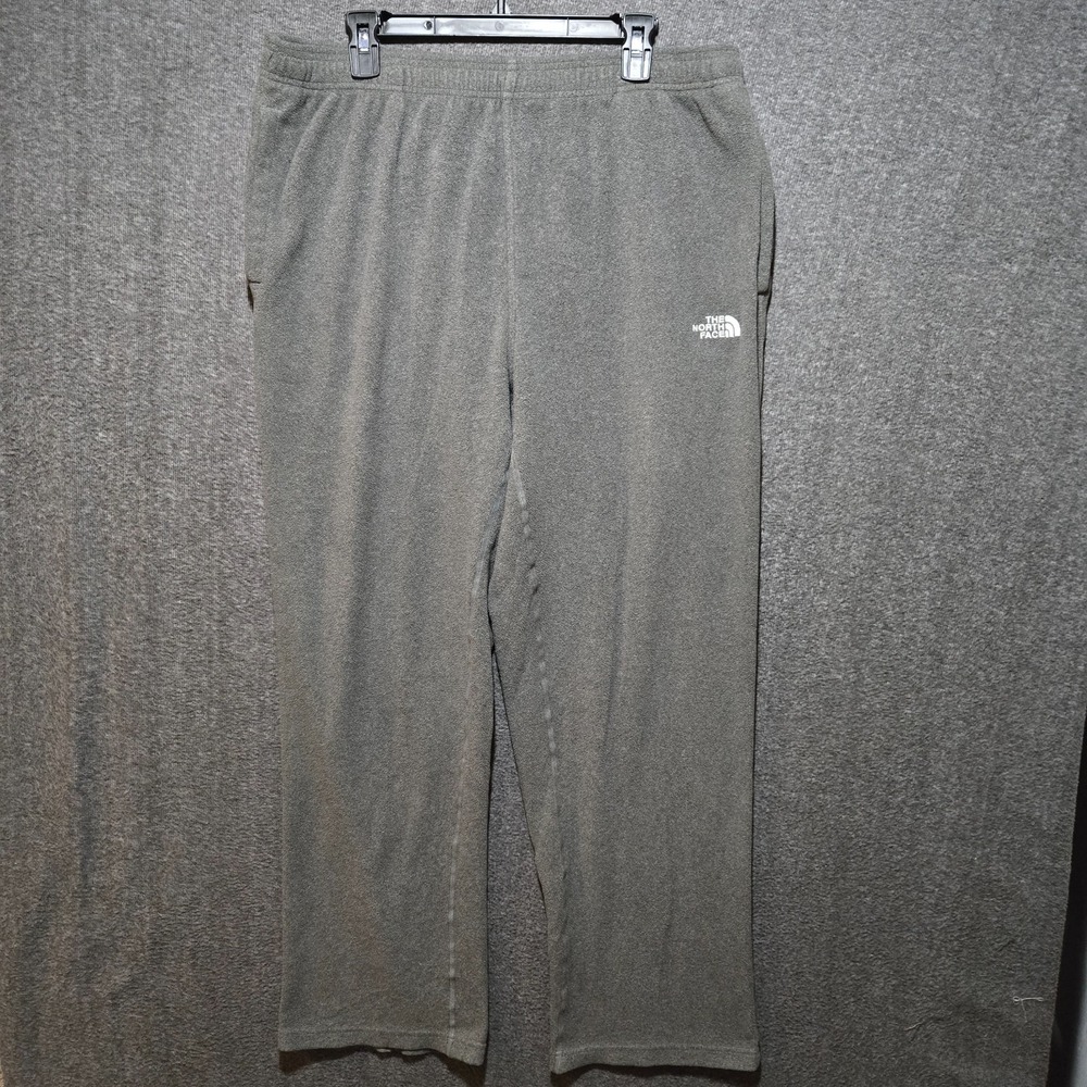 North Face Sweatpants Mens size XL Gray Fleece Athleisure Jogger Pants 36 x 31